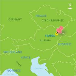 map of austria